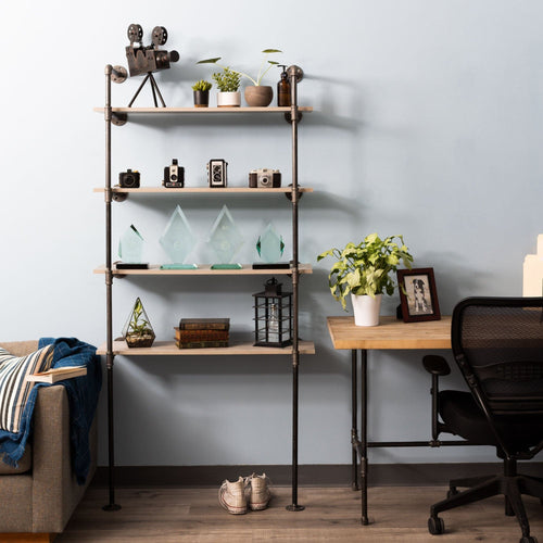 4 -Tier Floor Mounted Shelf By PIPE DECOR