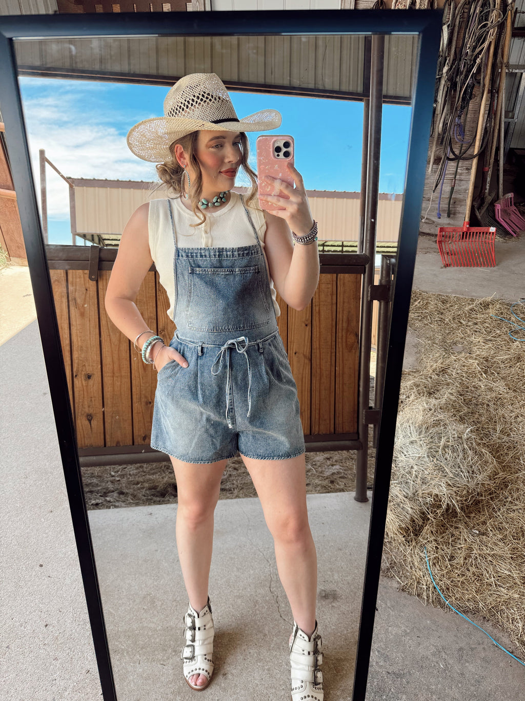 The Durango Denim Romper