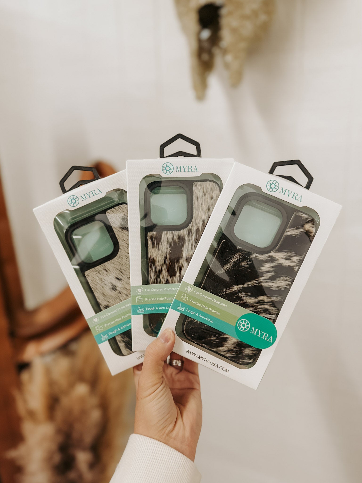 Cowhide iPhone Case