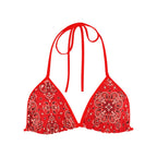 Paisley Retro Bikini Top & Bottoms