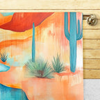 Desert Dreaming Set of 4 Kitchen Dish Towels Made in America