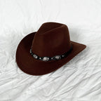 The Outlaw Western Cowboy Hat - Classic Bell Shaped Design, Durable and Stylish for All Seasons
