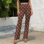 Baha Ranch Star Print Flare Pants