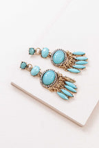 The Desert Sky Turquoise Drop Earrings