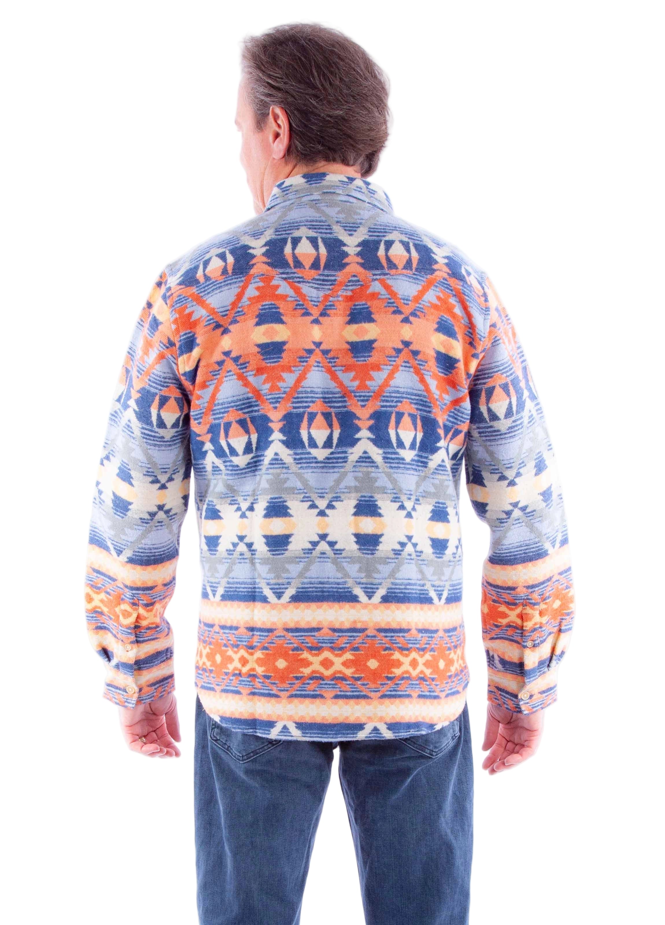 Scully Sierra Vista - Men's Western Flannel Shirt Jacket