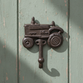 Charming Cast Iron Tractor Hook - Rustic Farmhouse Wall Accent