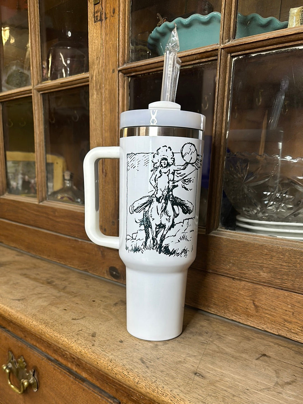 Running Indian - 40 oz Tumbler
