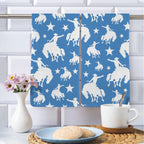 Blue Rodeo Cowboy Set of 2 Dish Towels Made in America