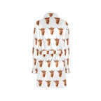Highland Cow Women's Western Bath Robe