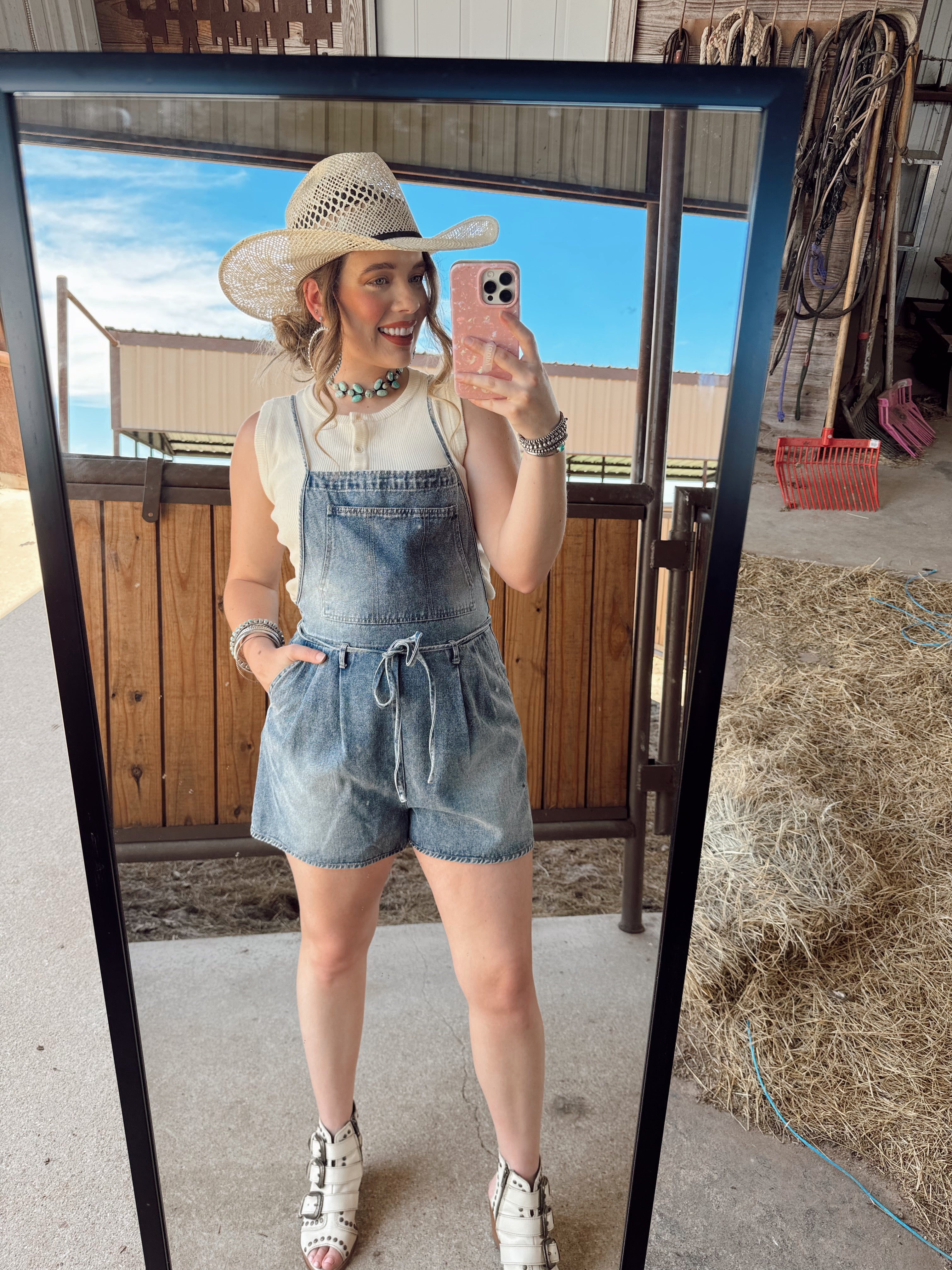 The Durango Denim Romper