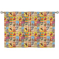 Vintage Rodeo Window Curtain 28"x40" (2-Piece) Made in America