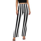 Baha Ranch Beetlejuice Striped Flare Pants