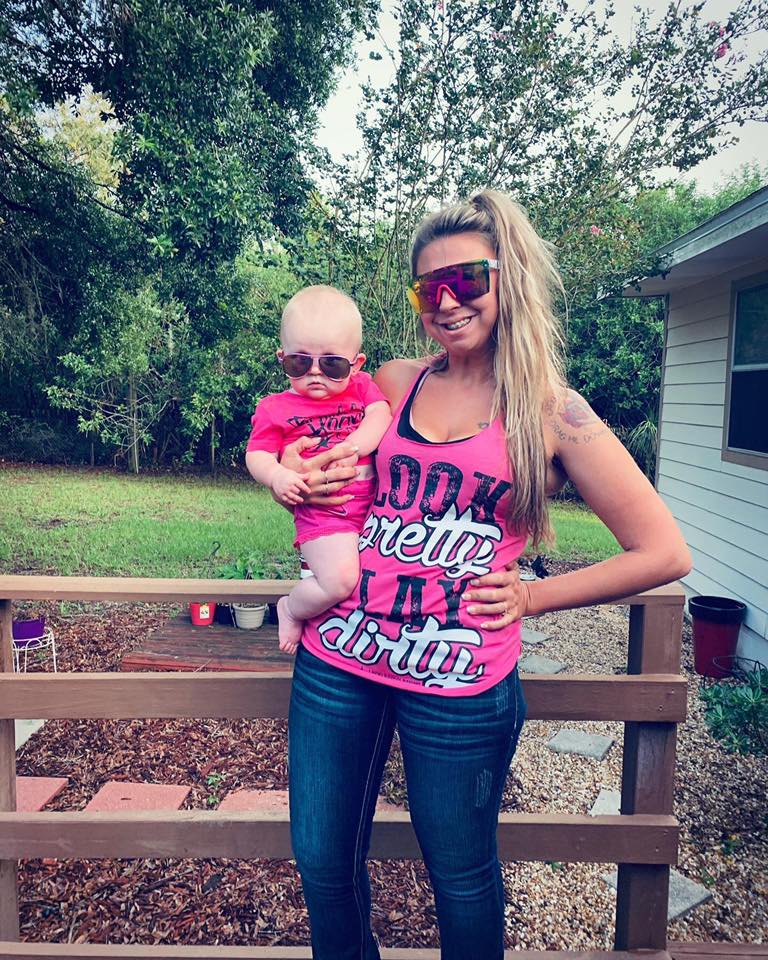 Look Pretty Play Dirty Tank Top | Pink, Blue, Black