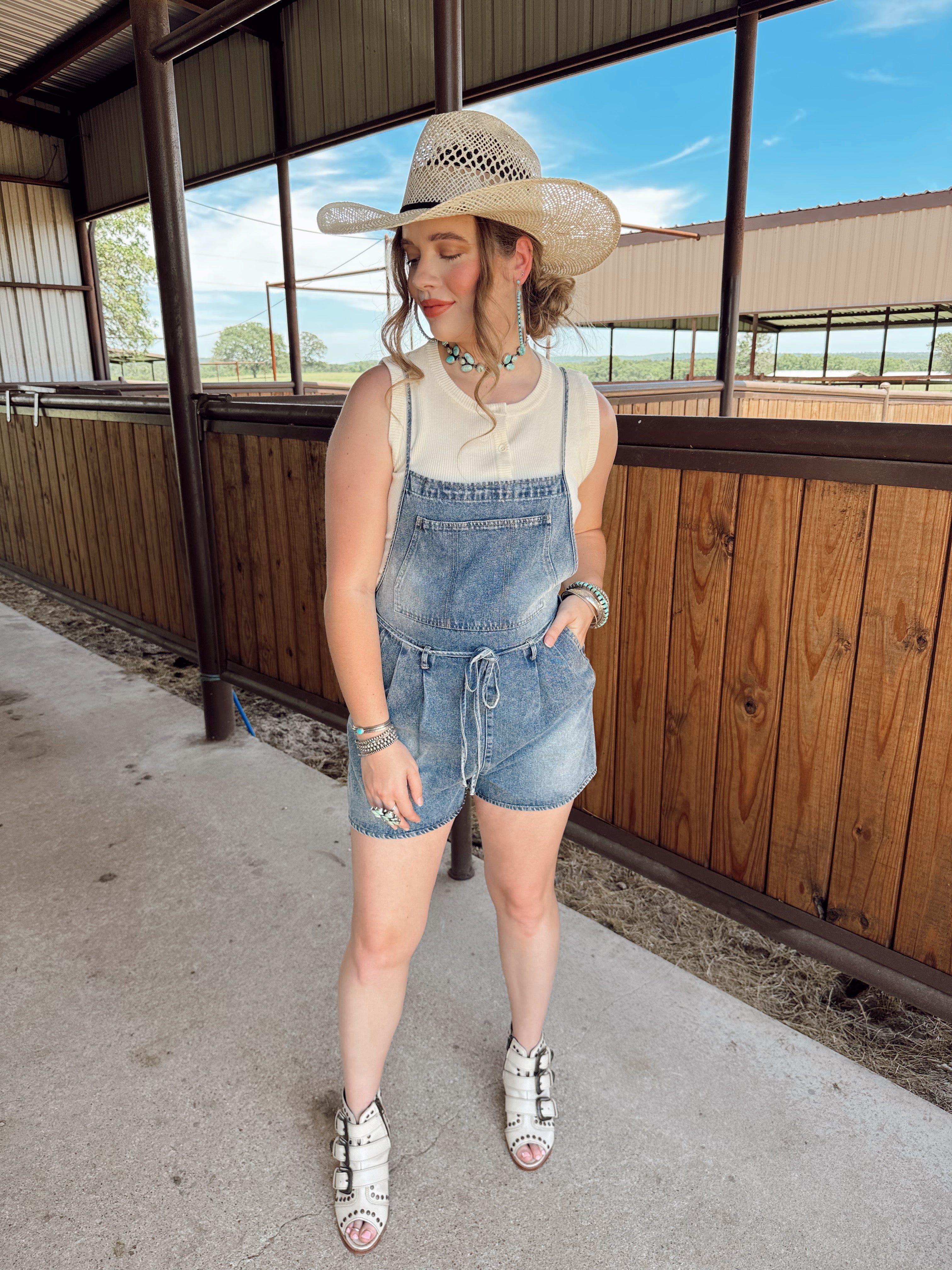 The Durango Denim Romper