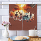 Labrador Retriever Duck Hunting Kitchen Set of 2 Dish Towels Made in America