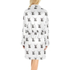 Silly Highland Cow Women's Western Bath Robe