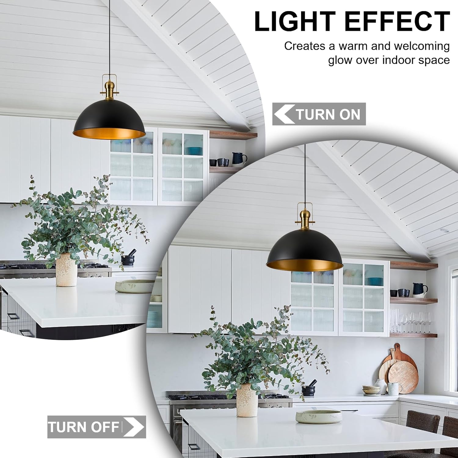 12 Inch Farmhouse Dome Pendant Lights