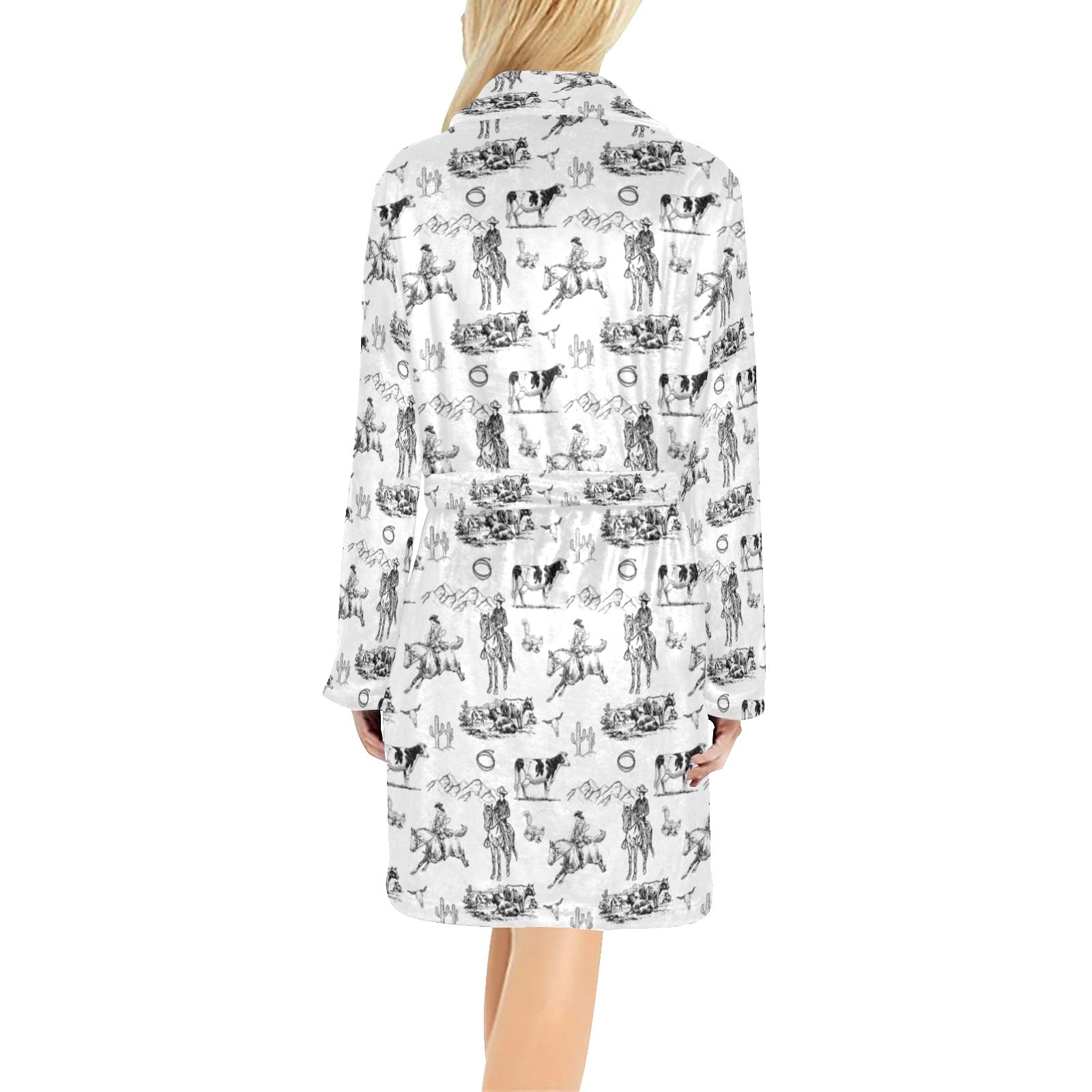 Ranch Life Women's Western Bath Robe