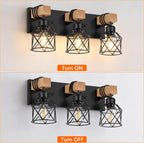 3-Light Farmhouse Vanity Light