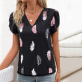 Feather Print Cowgirl Top | Perfect for Casual Cowgirl Style