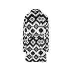Black Aztec Women's Western Bath Robe