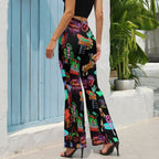 Baha Ranch Neon Vegas Flare Pants