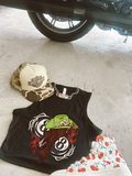 Lucky You Ribbed Racer Tank