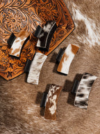 Cowhide Claw Clip