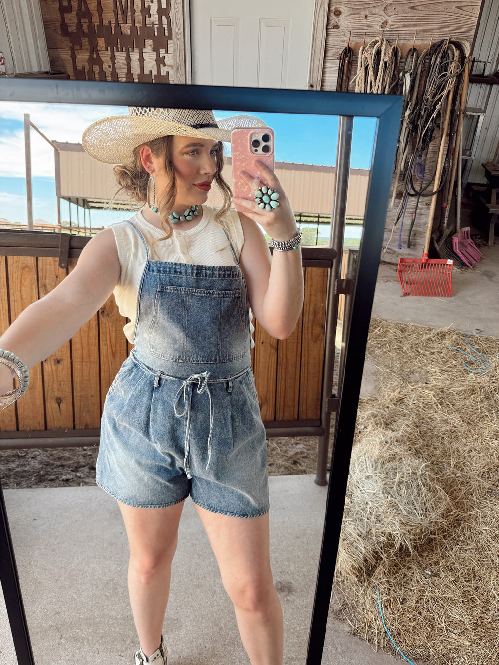 The Durango Denim Romper