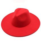 Modern Classic Felt Fedora – Stylish Wide Brim Wool Hat for Men and Women