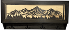 Mountain Scene Concealed Gun Storage Coat, Key, Bag Storage