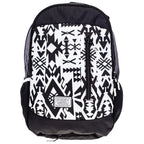 HOOey "Rockstar" Puebla Stone Aztec Pattern (Black/White) - Backpack