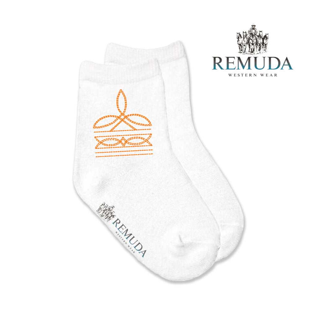 Boot Stitch Infant Baby Crew Socks