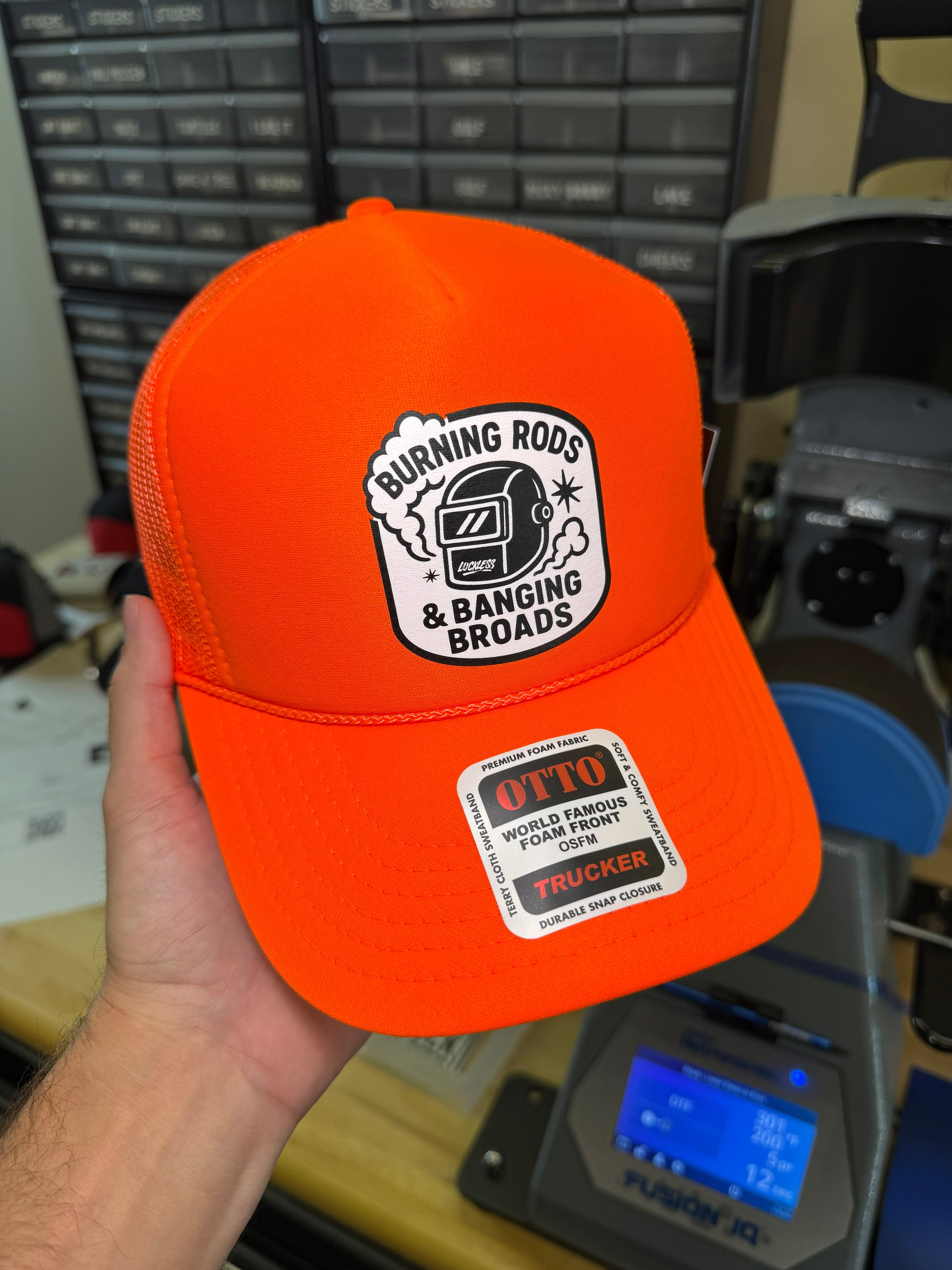 Burning Rods Trucker Hat