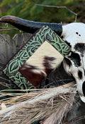 Cowhide Zip Wallet | Willow Lane Western Leather Wallet for Women