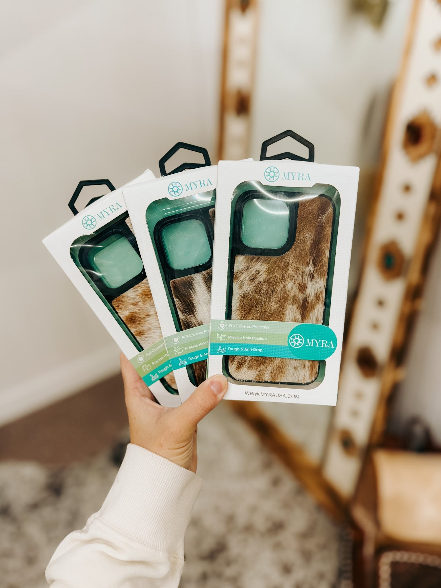 Cowhide iPhone Case