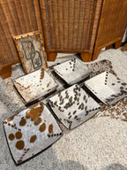 Cowhide & Leather Decorative Bowl