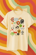 HOW LUCKY COLLAGE TEE