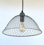 Chicken Wire Farmhouse Pendant Light