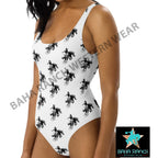 Yeehaw Rodeo Cowboy One Piece Swim Suit