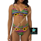 Yeehaw Sunflower Serape Bikini