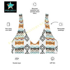 Yeehaw Aztec Print Bikini Top