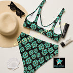 Baha Ranch Yeehaw Turquoise Aztec Bikini