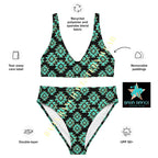 Baha Ranch Yeehaw Turquoise Aztec Bikini