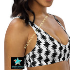 Baha Ranch Yeehaw White Aztec Bikini Top