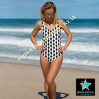 Baha Ranch Yeehaw White Aztec One Piece Swimsuit