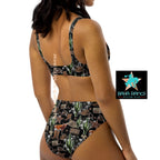 Baha Ranch Yeehaw Cowboy Collage Bikini