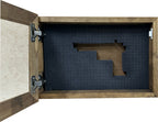 We The People Constitution Gun Concealment Furniture - Handcrafted Hidden Gun Storage Wall Decor - Hidden Safe Furniture with Magnetic Lock for Quick Access & Storage - Made in USA