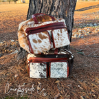 Saddlemen Carry All Cowhide Duffle Travel Bag