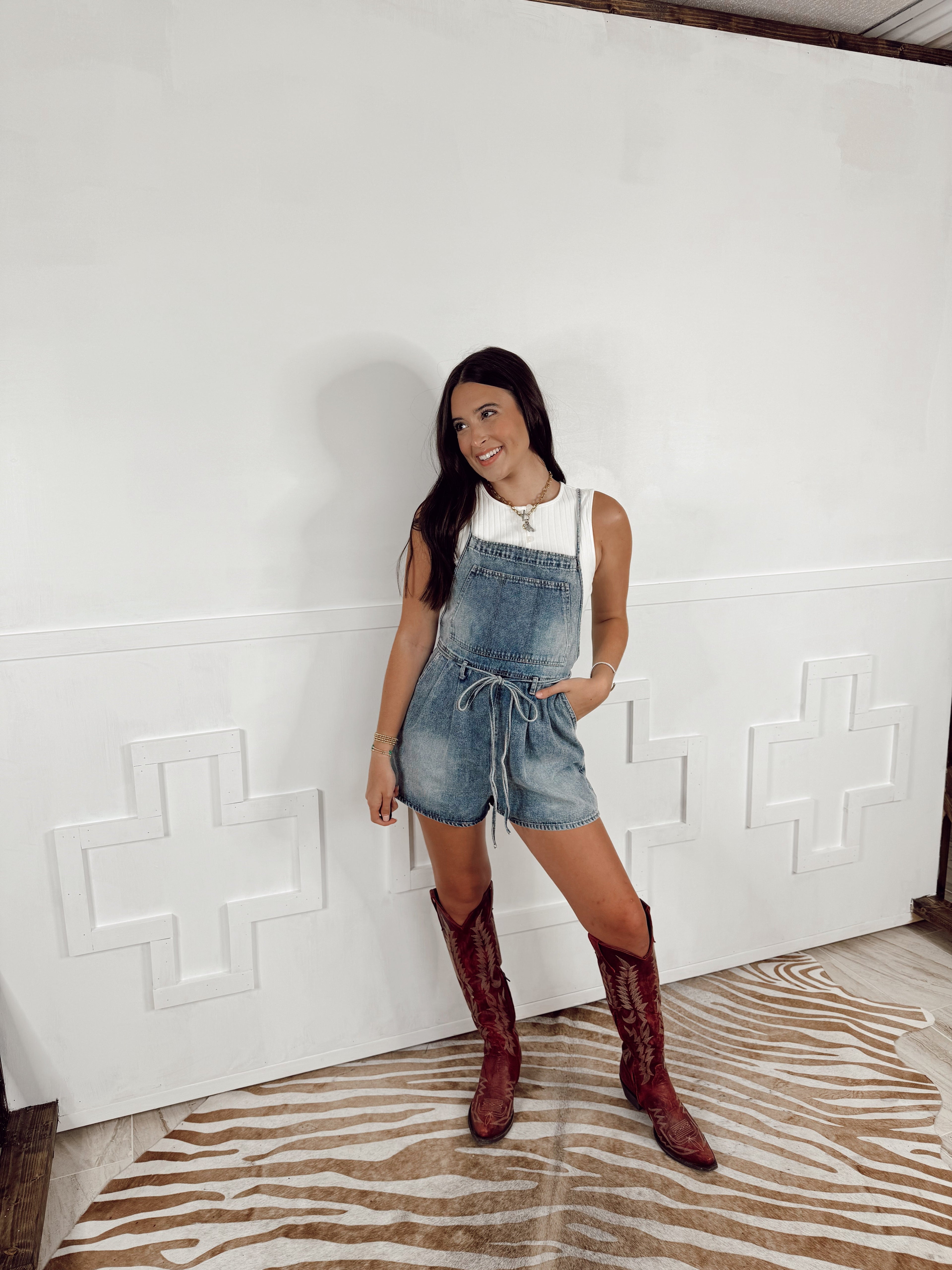 The Durango Denim Romper